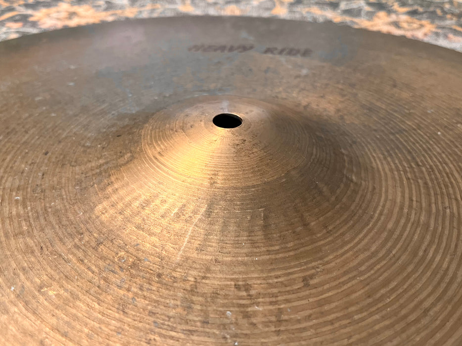 EARLY Vintage SABIAN HH Hand Hammered 21” Heavy Ride 3174 g CANADIAN K Dark Defined