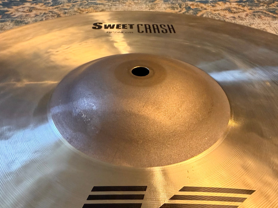Zildjian K SWEET CRASH 19” 1510 g CLEAN and Sounds Perfect! ANNIVERSARY STAMP! Don’t Pay $500!
