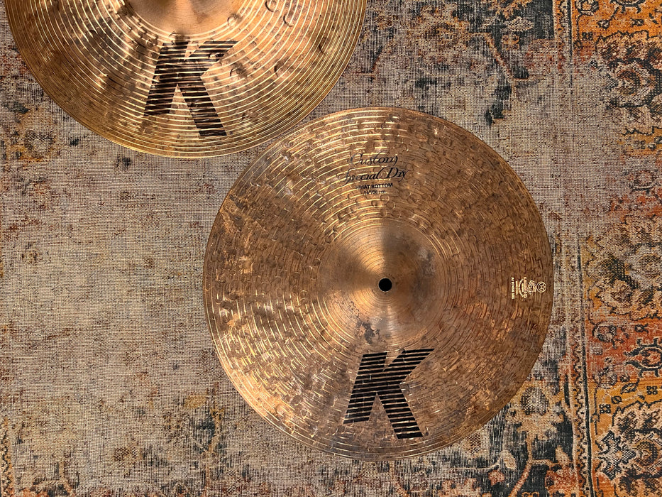 Zildjian K Custom SPECIAL DRY Hihats 14” 878 1370 g IMMACULATE Condition! Dont Pay $600!