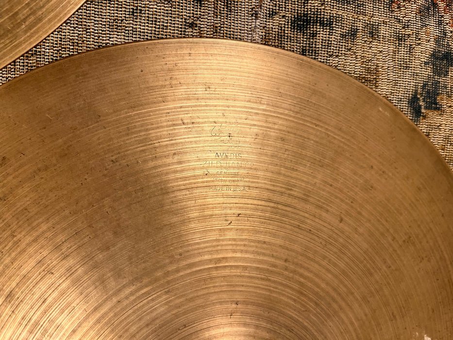 Vintage Zildjian New Beat 14” Hihats 955 1429 g AMAZING Tone! TIGHT DRY Versatile!