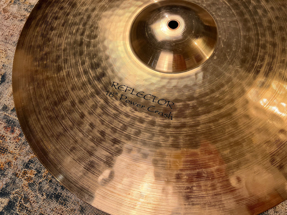 RARE Semi Dark Paiste Orig REFLECTOR SOUND FORMULA Power Crash 18” 1667 g