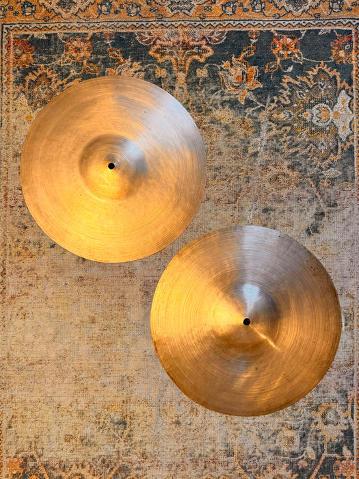 RARE Vintage Zildjian ISTANBUL K PAPER THIN HIHATS 12” at Only 393 Over 406 g! ULTRA LIGHT WHISPY!
