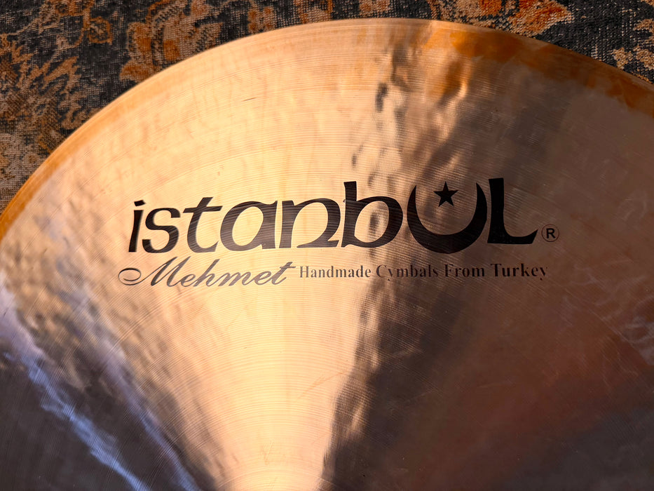 RARE GLOWING 2 FOOT ISTANBUL MEHMET LEGEND 24” Ride 2806 g CRASH Immaculate Amazing