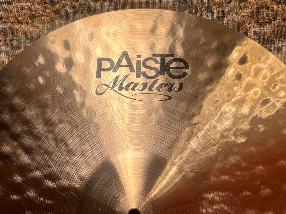 PAPER Thin Complex Paiste MASTERS Dark Crash 20” 1798 g AMAZING CLEAN