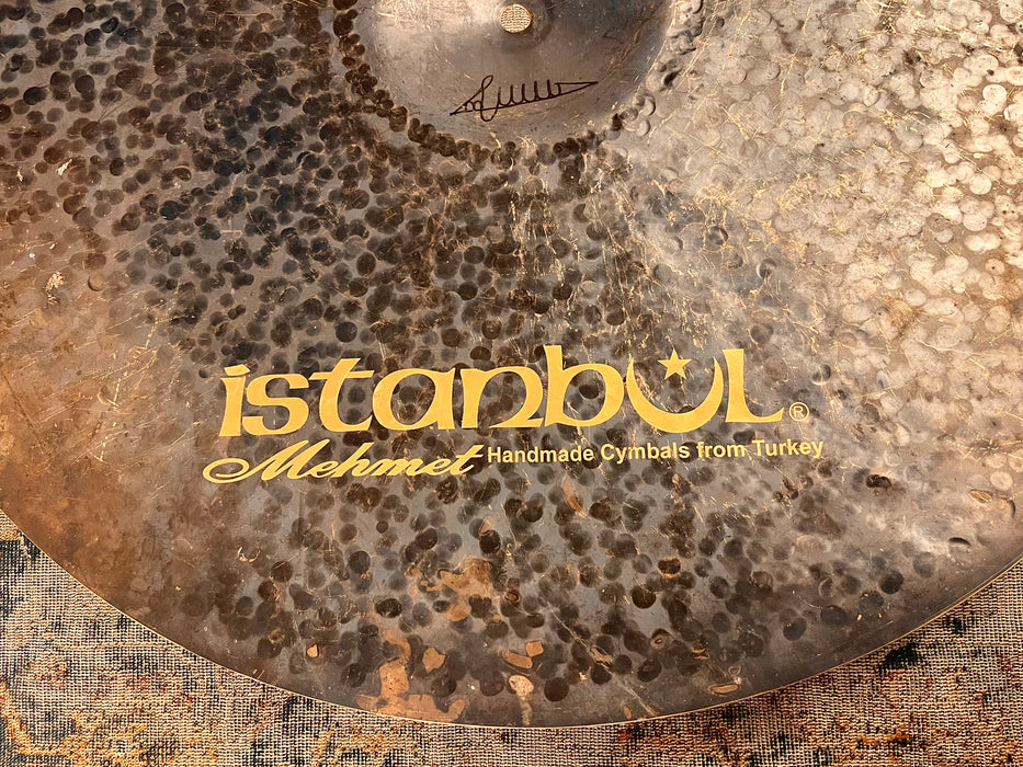 RARE DARK 24” Istanbul Mehmet 61st Anniversary Ride 2654 g Absolutely Incredible Sounding! Smooth
