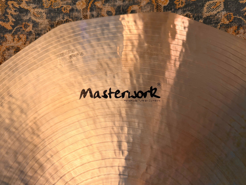 MASSIVE 2 FOOT Paperthin Masterwork Dodecagon JAZZ MASTER 24” Crash Ride 2244 g PERFECT