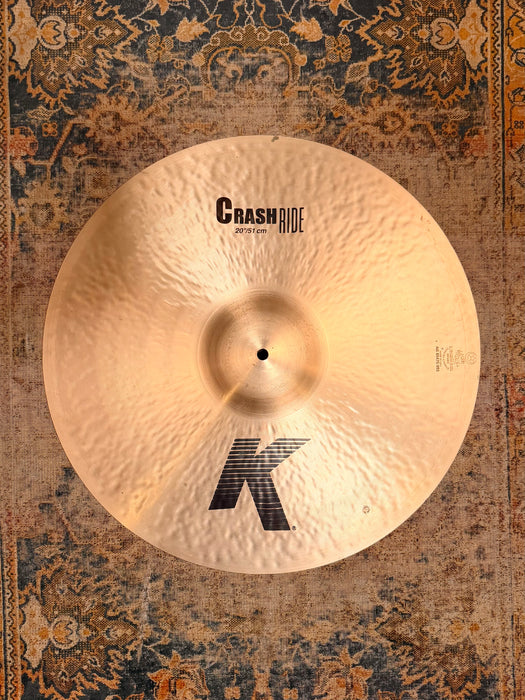 Zildjian K 20” CRASH RIDE GREAT Sounding THIN ONE At ONLY 2012 g Versatile! Dont Pay $509 For A Guess!