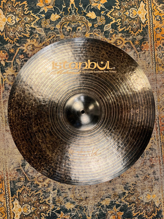 DRY DARK Istanbul Mehmet Kirkor K Ride 22" 2415 g PERFECT! Absolutely Stunning Black Gold Lathe!