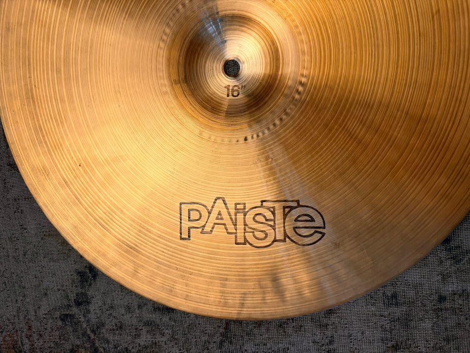 RARE 1978 Vintage Paiste 2002  FACTORY STAMPED MEDIUM 16” BONHAM! SUPER CLEAN! ICONIC TONE! 1152 g