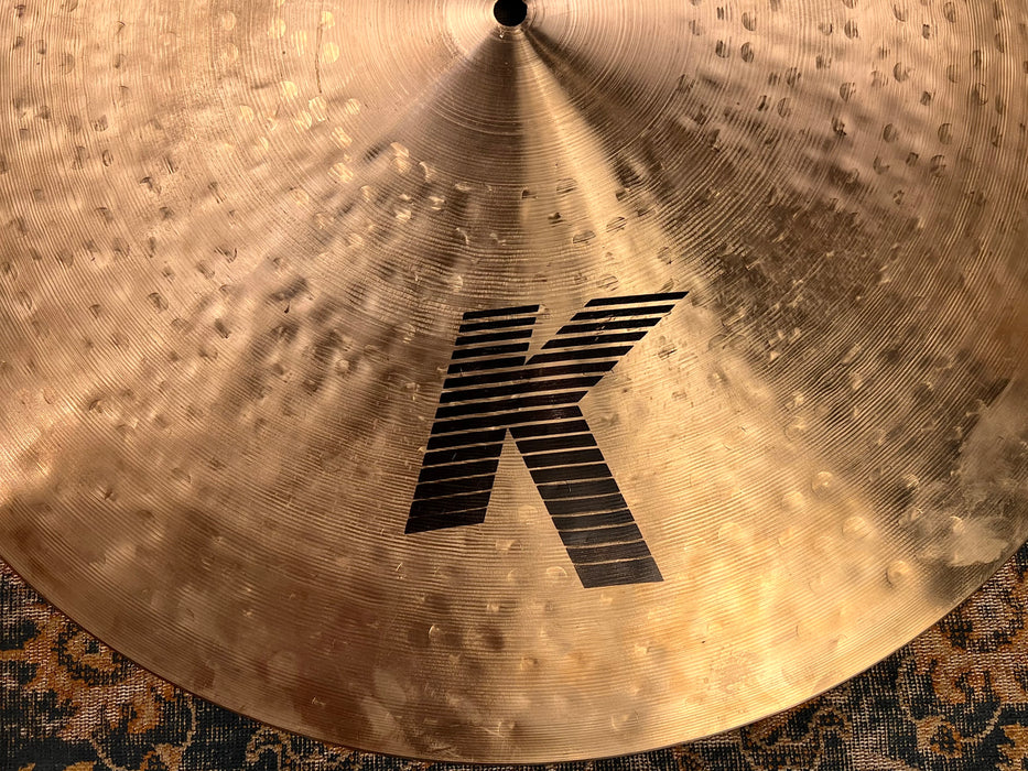 Rare Discontinued Zildjian 22” K Custom FLAT RIDE 2646 g CLEAN