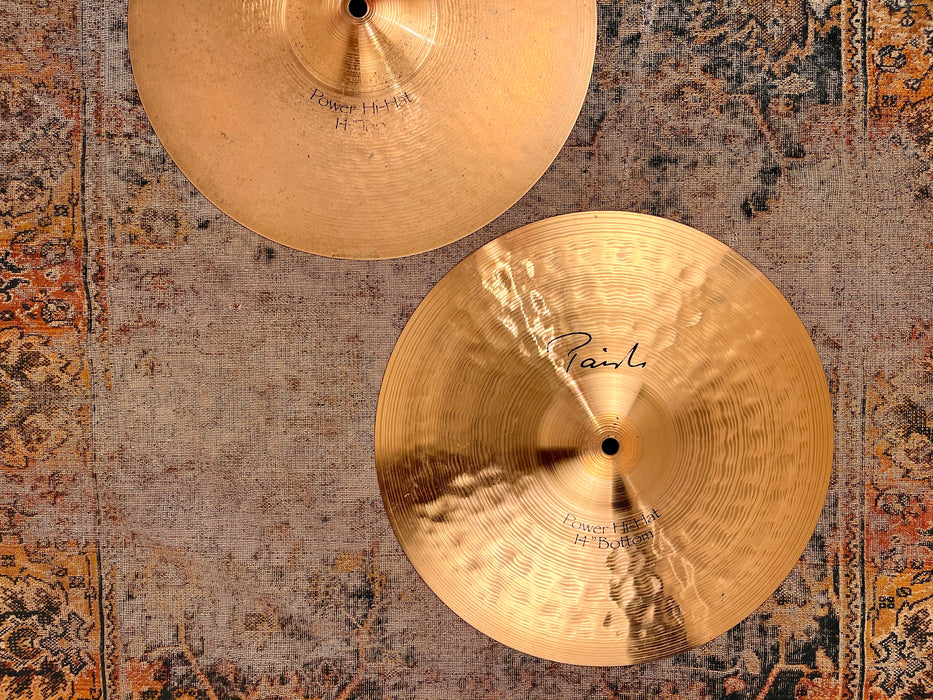 PAISTE SIGNATURE 14” Power Hihats 1152 1382 g THE ORIGINALS! Ultra Crisp! WHY Pay $662?!!