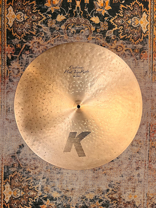 Zildjian K CUSTOM FLAT Ride 20” DARK SMOOTH 2242 g Pinpoint Clean Stick Attack! Don’t Pay $500