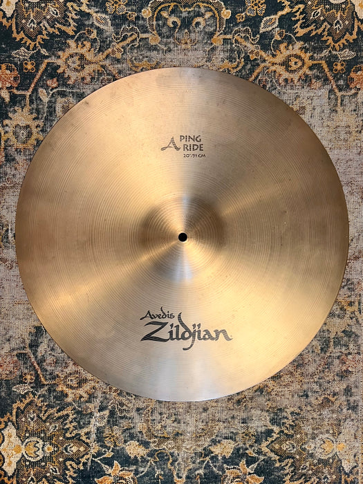 CLEAN Zildjian PING Ride 20” 2825 g Strong Articulation! Don’t Pay $350!