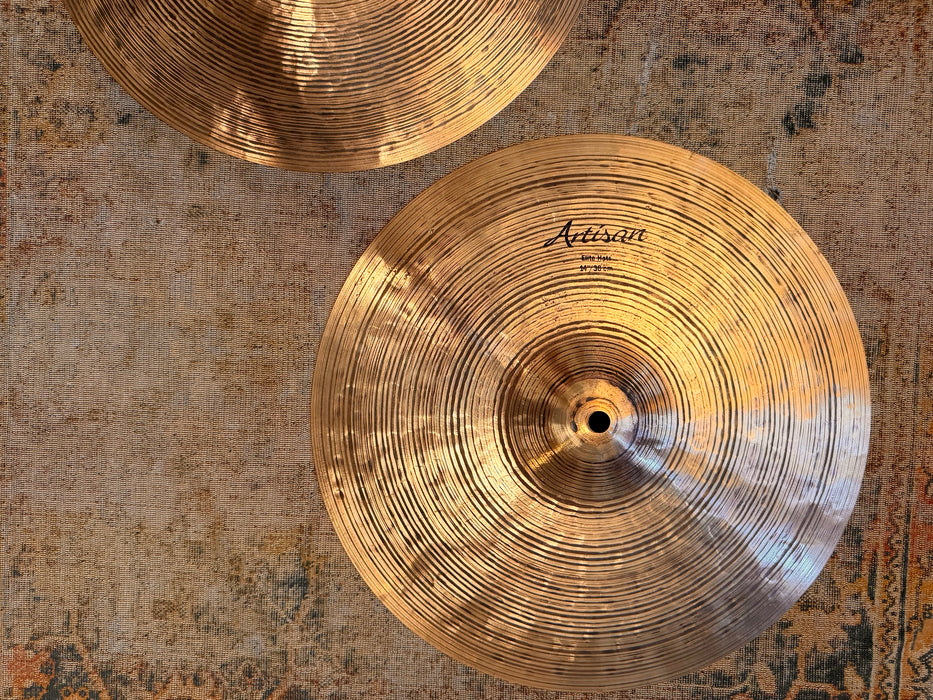 Sabian ARTISAN ELITE Hihats 14” 812 1156 g PERFECT! Discontinued! DRY & THIN! DON’T PAY $900!