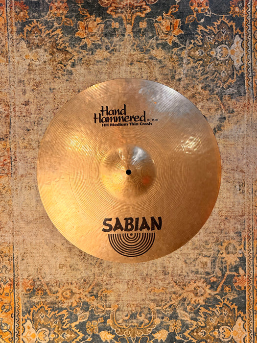 Earlier ULTRA DARK Sabian HH MEDIUM THIN Crash 18” Hand Hammered 1464 g CLEAN! Amazing