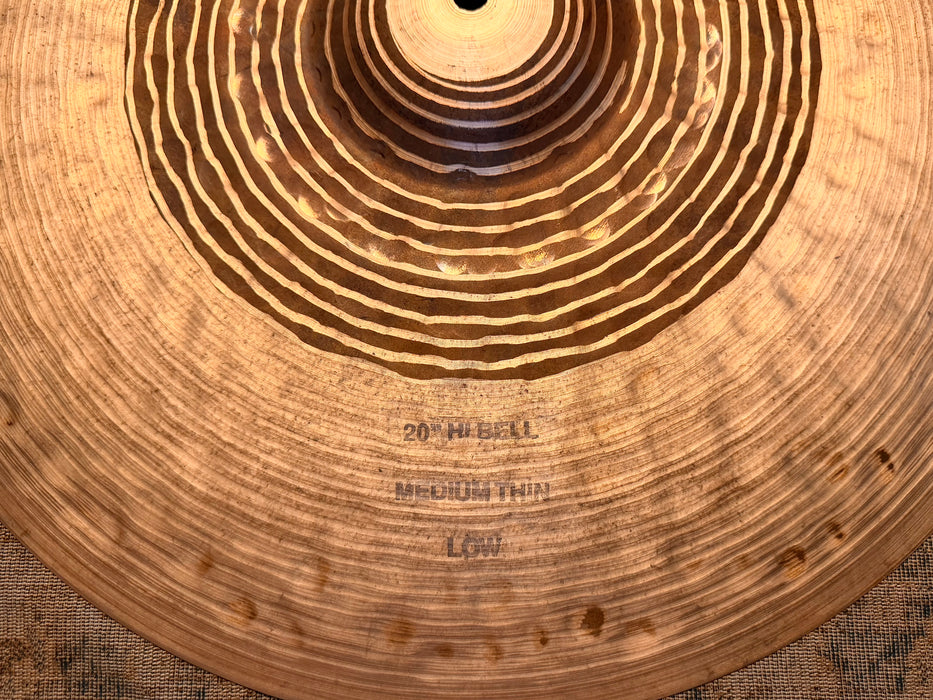 ZILDJIAN K CONSTANTINOPLE HI BELL Medium Thin LOW 20” Ride Crash 2072 g Rare Hybrid! Sounds Amazing!
