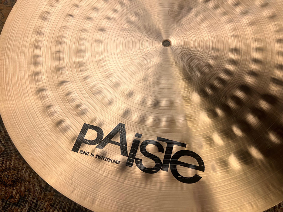 Hard to Find Paiste MASTERS 22” FLAT RIDE 2717 g PERFECT Why Pay $650?