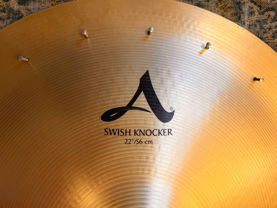 Zildjian Swish Knocker 22” IMMACULATE Condition! Terrific ALT RIDE 2576 g Don’t PAY $509!!