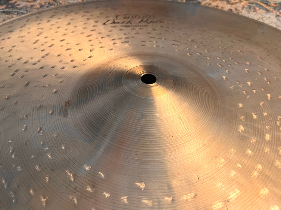 Zildjian K CUSTOM DARK Ride 20” 2154 g CRASHABLE Versatile! Don’t Pay $500 for a guess!