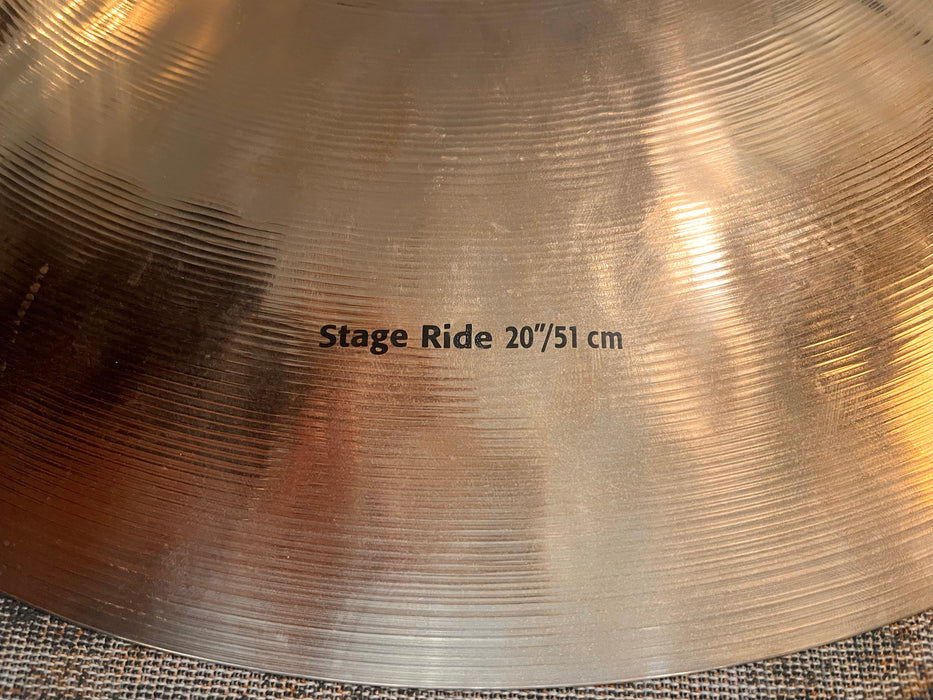 Sabian HHX Stage Ride 20” BRILLIANT Versatile 2555 g Terrific Definition + Shimmer! Solid Bell! Discontinued