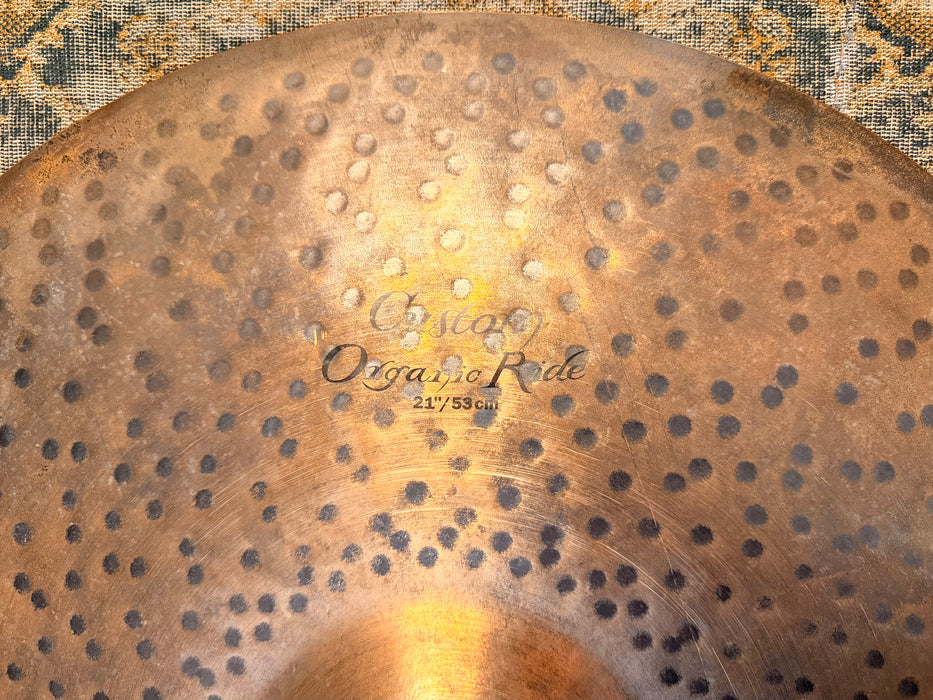 Zildjian K CUSTOM ORGANIC Ride 21” IMMACULATE Cond! Great Articulation! Crashable Why Pay $580! 2494 g