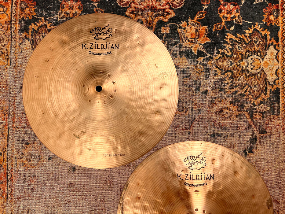 ULTRA Rare Zildjian K CONSTANTINOPLE 13” Hihats 863 1120 g ONLY OFFERED For 1 YEAR! Clean! Crisp