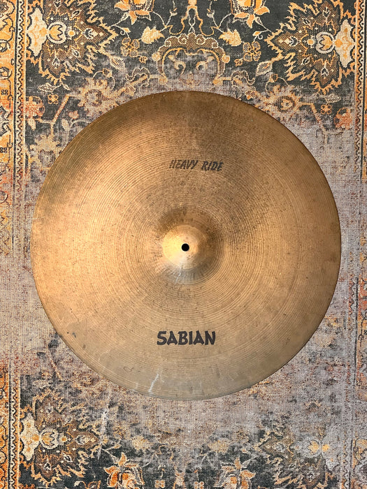 EARLY Vintage SABIAN HH Hand Hammered 21” Heavy Ride 3174 g CANADIAN K Dark Defined