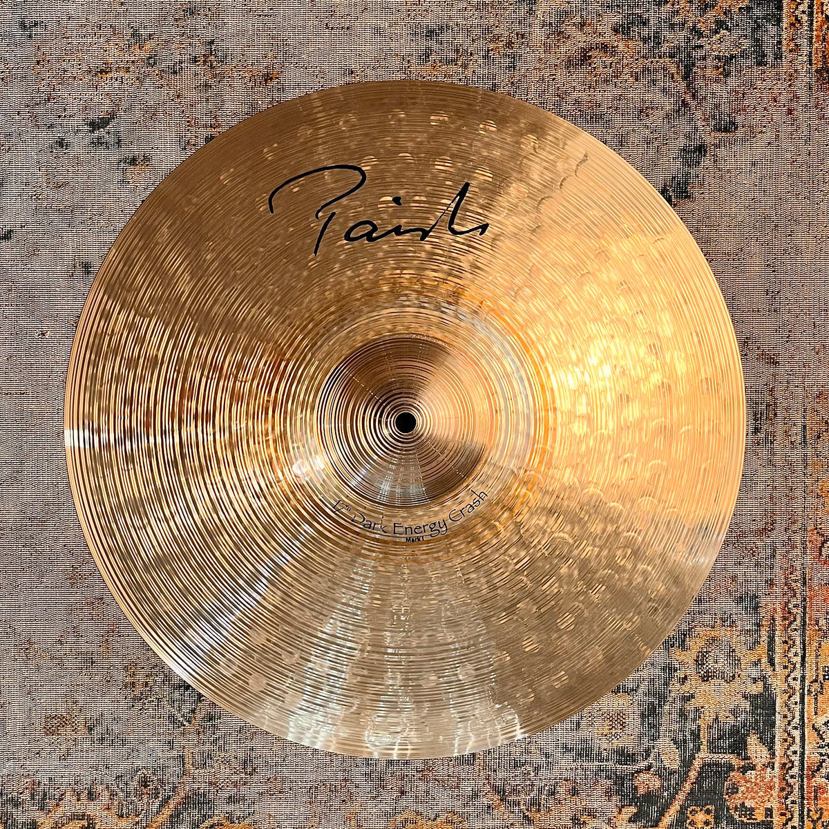 PAISTE DARK ENERGY CRASH 17” IMMACULATE Shape! 1254 g Beautiful