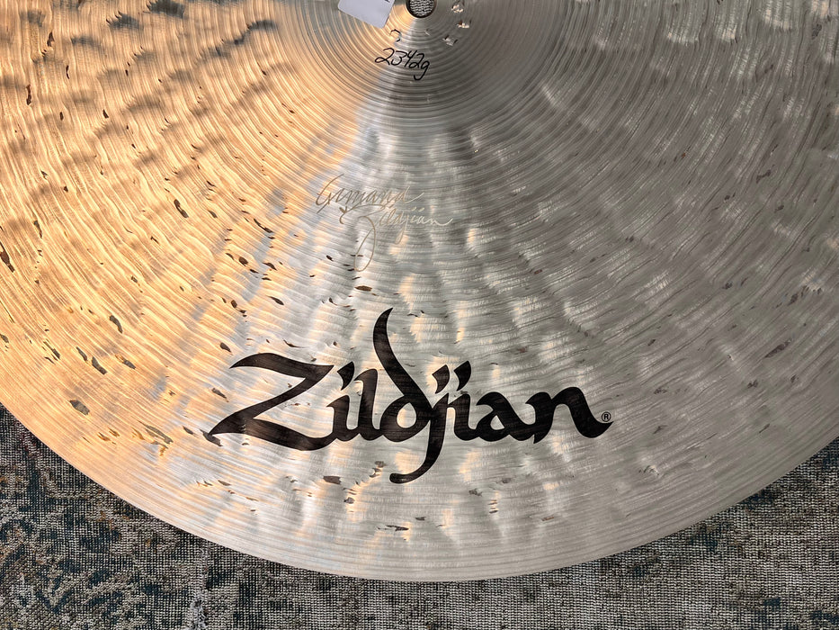 Zildjian K CONSTANTINOPLE LIGHT RIDE 22” SIZZLE 2346 g PERFECT Ultra WARM! Crashable! Collectible!