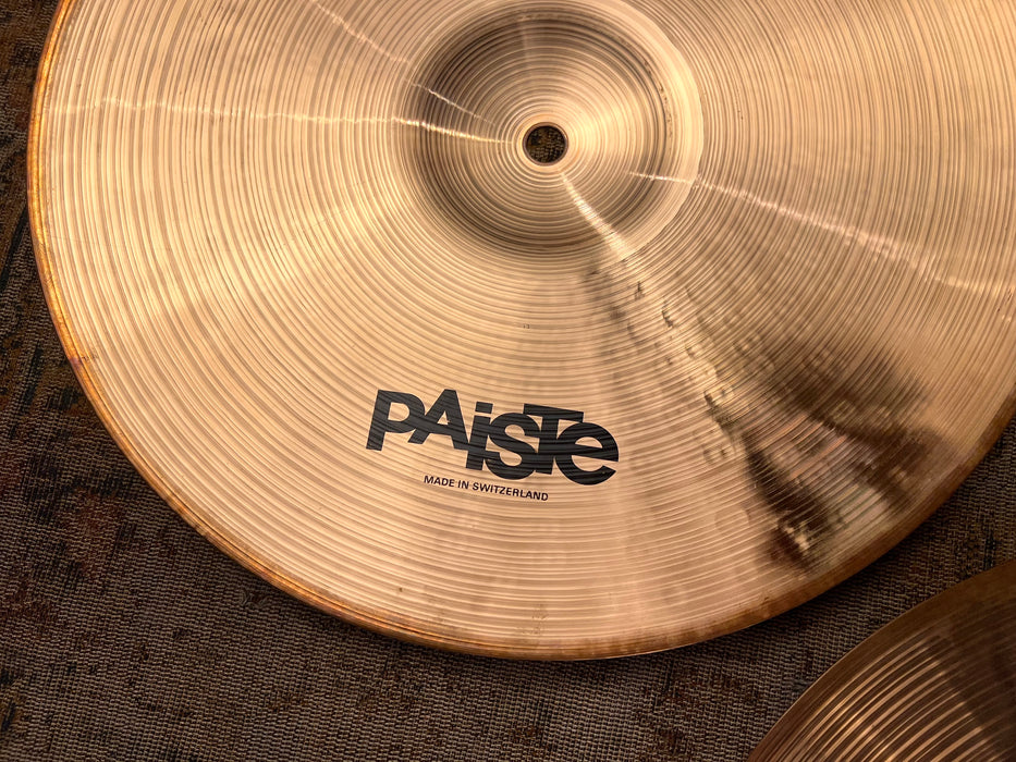 Rare Amazing PAPER THIN Paiste Dimensions LIGHT Hihats 13” 664 829 g CLEAN