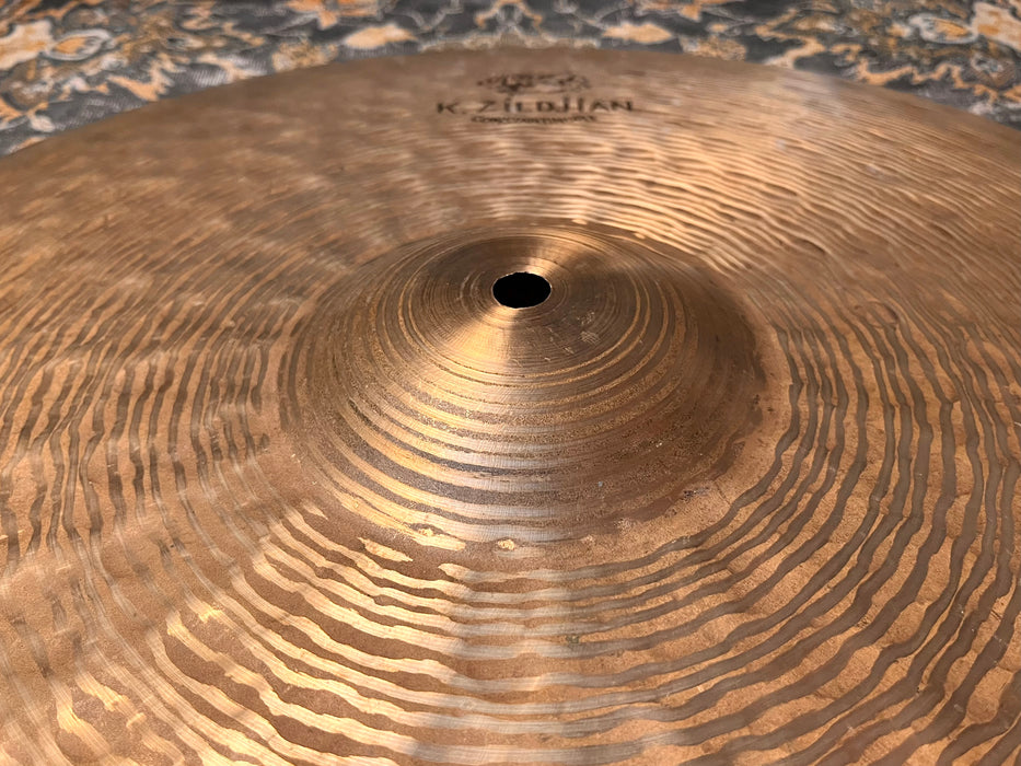 Zildjian K CONSTANTINOPLE HI BELL DRY RIDE 22” 2610 g RARE WIDE LATHE K Cons! DRY Aged 20 Years!