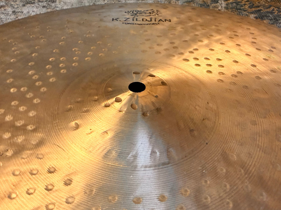 Zildjian K CONSTANTINOPLE OVERHAMMERED THIN 22” Gorgeous LIGHT AIRY COMPLEX! 2258 g