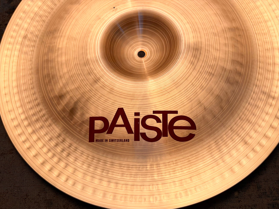 PAISTE 2002 NOVO China 20” IMMACULATE!  1686 g PERFECT! MELLOW DARK Why Pay $470 For A GUESS?