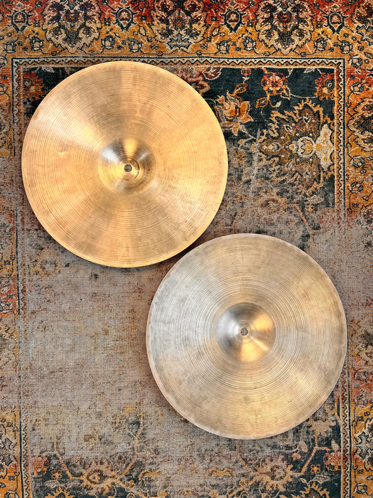 1960s Vintage Zildjian 14” Hihats 780 920 g RINGO Light Whipsy Classic 60s TONE! Complex!