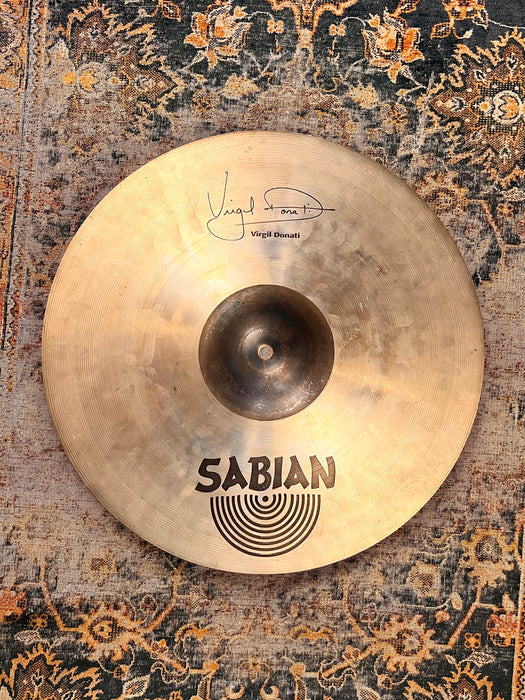 DARK Sabian Signature SATURATION Crash 18” 1414 g Raw Bell! Discontinued