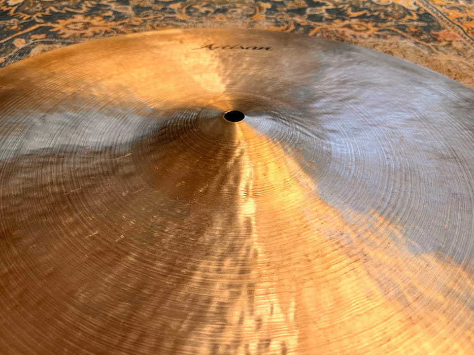 Sabian ARTISAN LIGHT Ride 20” 2078 g Dark WARM Hand Hammered! Complex + SMOOTH Don’t Pay $750!