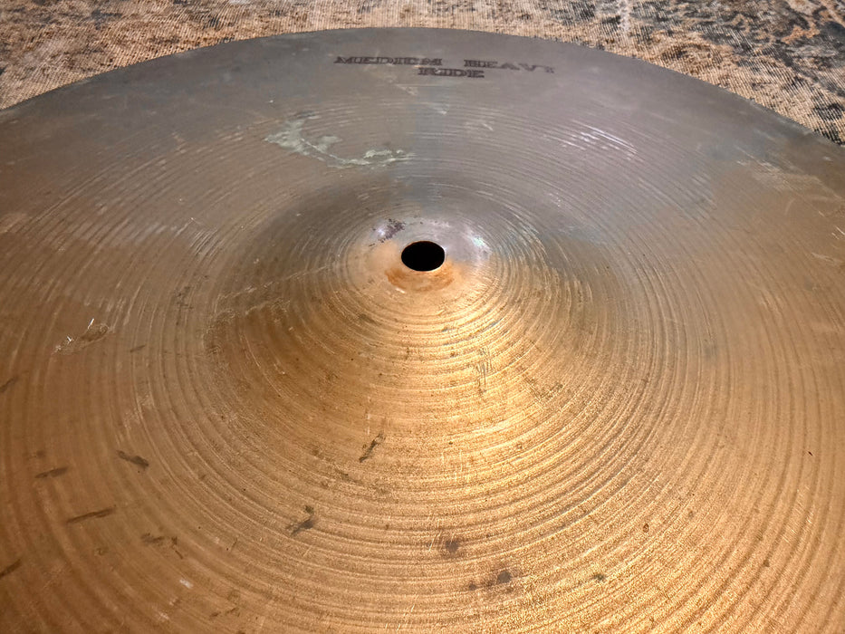 Vintage Sabian Hollow Logo MEDIUM HEAVY Ride 20” 2694 g DRY Stick Definition, Strong Bell Versatile
