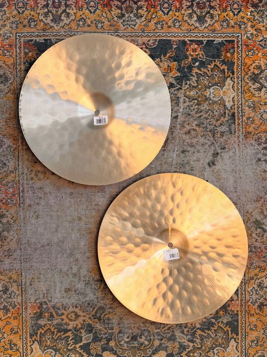 Zildjian K FAT HATS 15” Hihats IMMACULATE Cond! Very DARK Version! 1150 1496 g DON’T Pay $720 & Guess!!