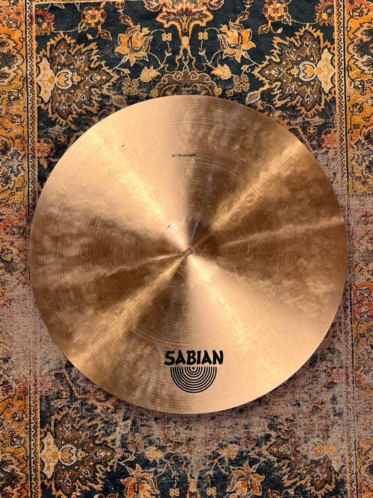 MARK LOVE Anointed Sabian ARTISAN LIGHT RIDE 22” w/ BAG 2439 g Don’t Pay $800