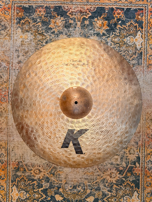 Rare ORIGINAL Zildjian K Custom HIGH DEFINITION Ride 22” 3122 g DRY w Great Stick! CLEAN! Aged 20 Yrs