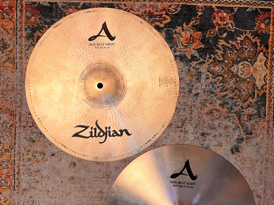 Zildjian New Beat Hihats 14” Hand Picked!  CRISP CLEAN Tone! 968 1340 g Why Pay $520?