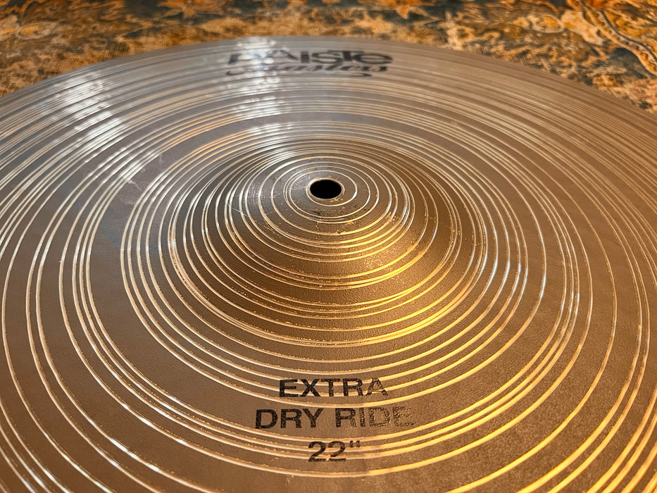 PAISTE MASTERS EXTRA DRY RIDE 22” 2595 g PERFECT! Very Articulate! DON’T PAY $820!