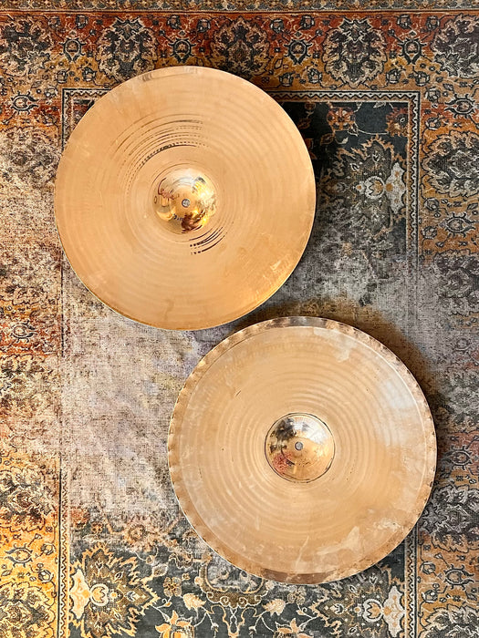SUPER RARE 17” PROTOTYPE Zildjian MASTERSOUND Hihats 1682 2084 g MASSIVE