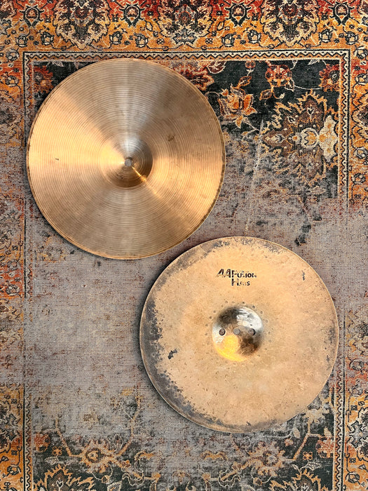 Sabian FUSION Hihats 14s” 1068 1614 g CRISP K/Z style CLEAN TONE! Articulate! Brilliant FINISH AA