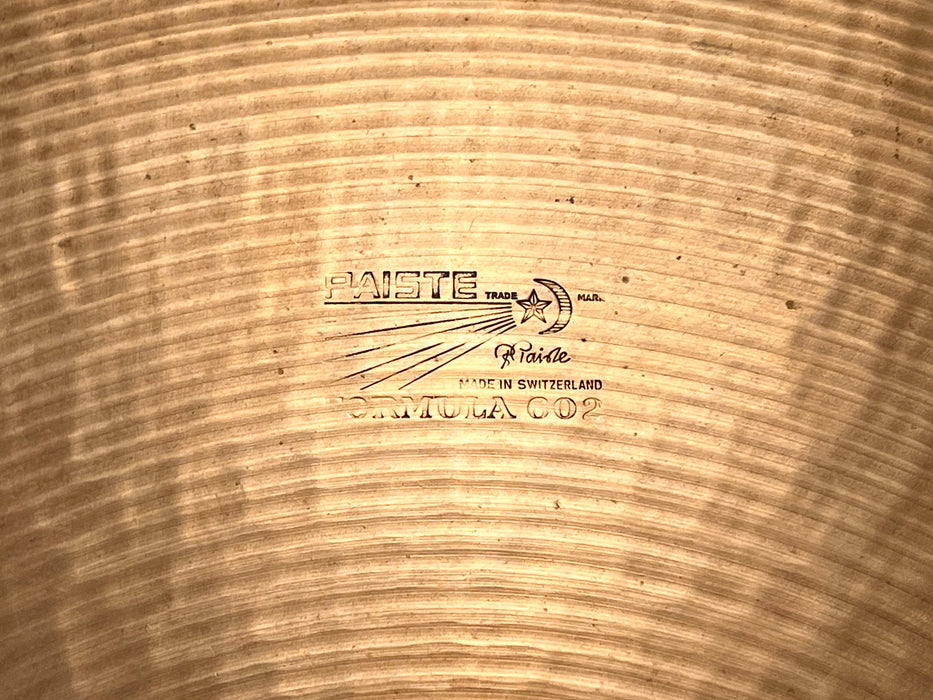 Rare Vintage Paiste 602 Pre Serial 22” Ride Crash 2894 g CLEAN Light and SHIMMERING! Amazing!