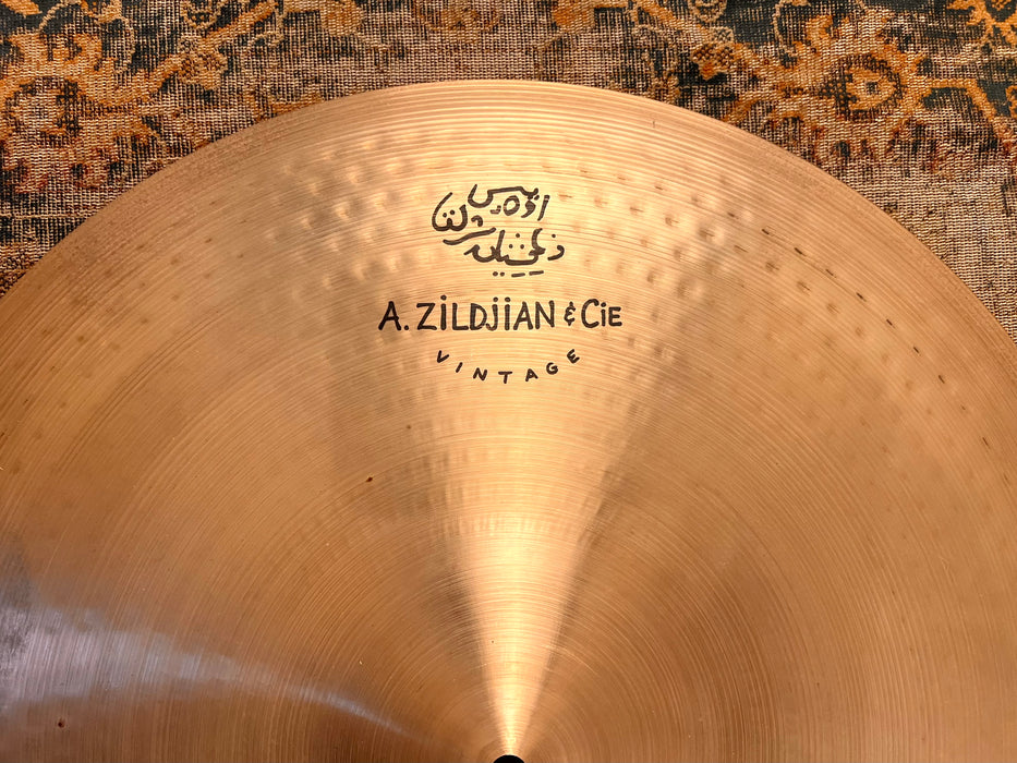 ZILDJIAN A & CIE "Vintage" 20" RIDE 1866 g 1st RUN! Stick + Warm Tone! CRASHABLE! Discontinued!
