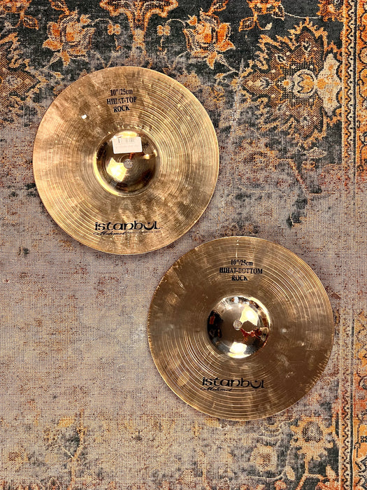 RARE ULTRA CRISP Istanbul Mehmet 10” BRILLIANT Hihats 552 674 g Clean! TIGHT QUICK!