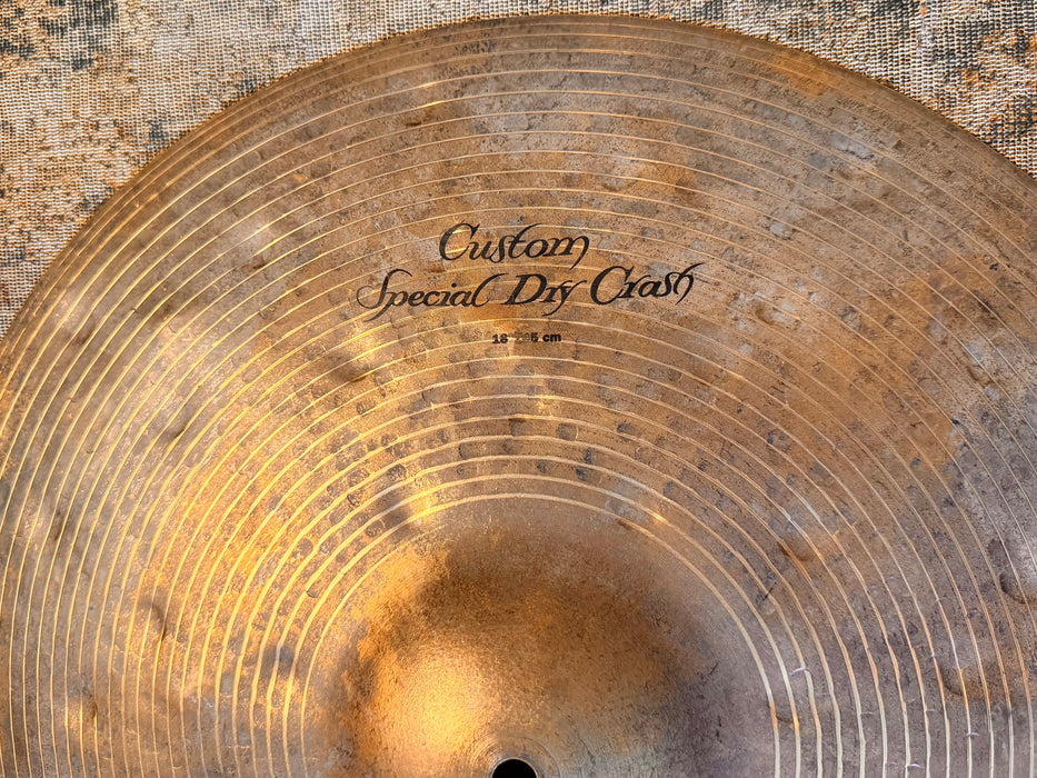 Zildjian K Custom SPECIAL DRY CRASH 18” DARK COMPLEX Thin At 1280 g WHY PAY $464??!!