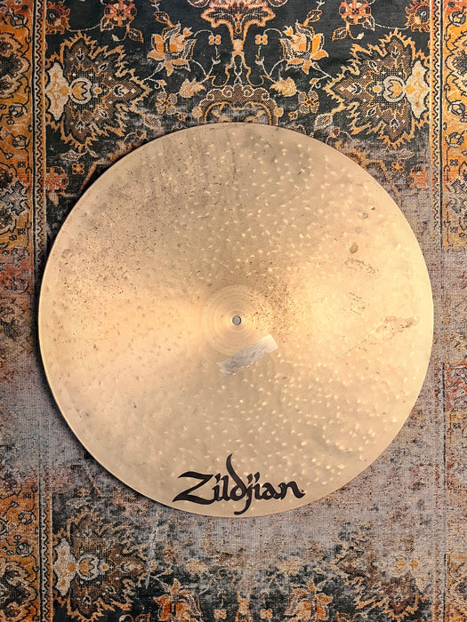 Zildjian 22” K Custom FLAT RIDE Rare Discontinued! 2590 g DRIER DARK Tight Definition! Controlled!