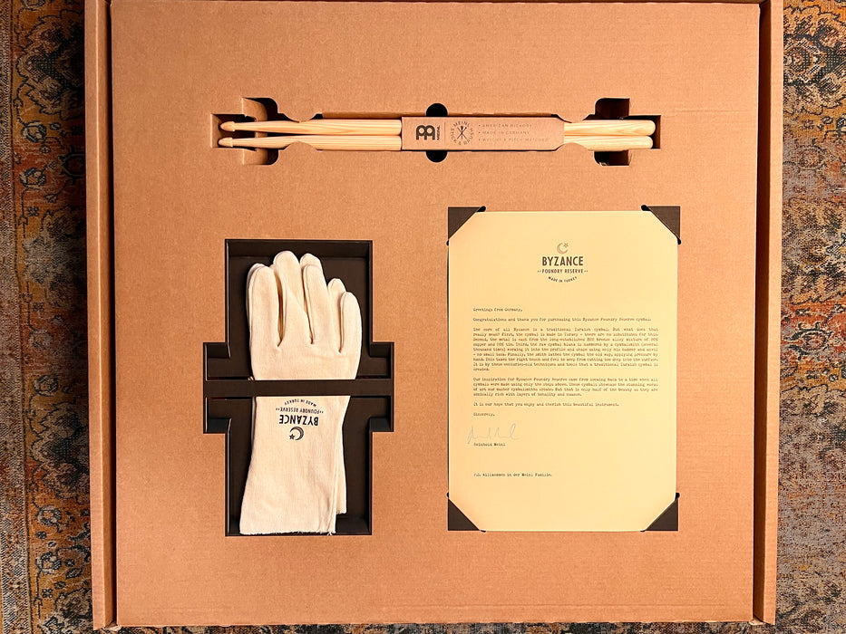 Meinl FOUNDRY RESERVE Byzance CRASH 19” Paper Thin Ride 1450 g IMMACULATE In Bag w/All The Accouterments